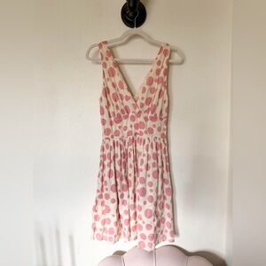 Pink Vintage Polka Dot Babydoll Dress